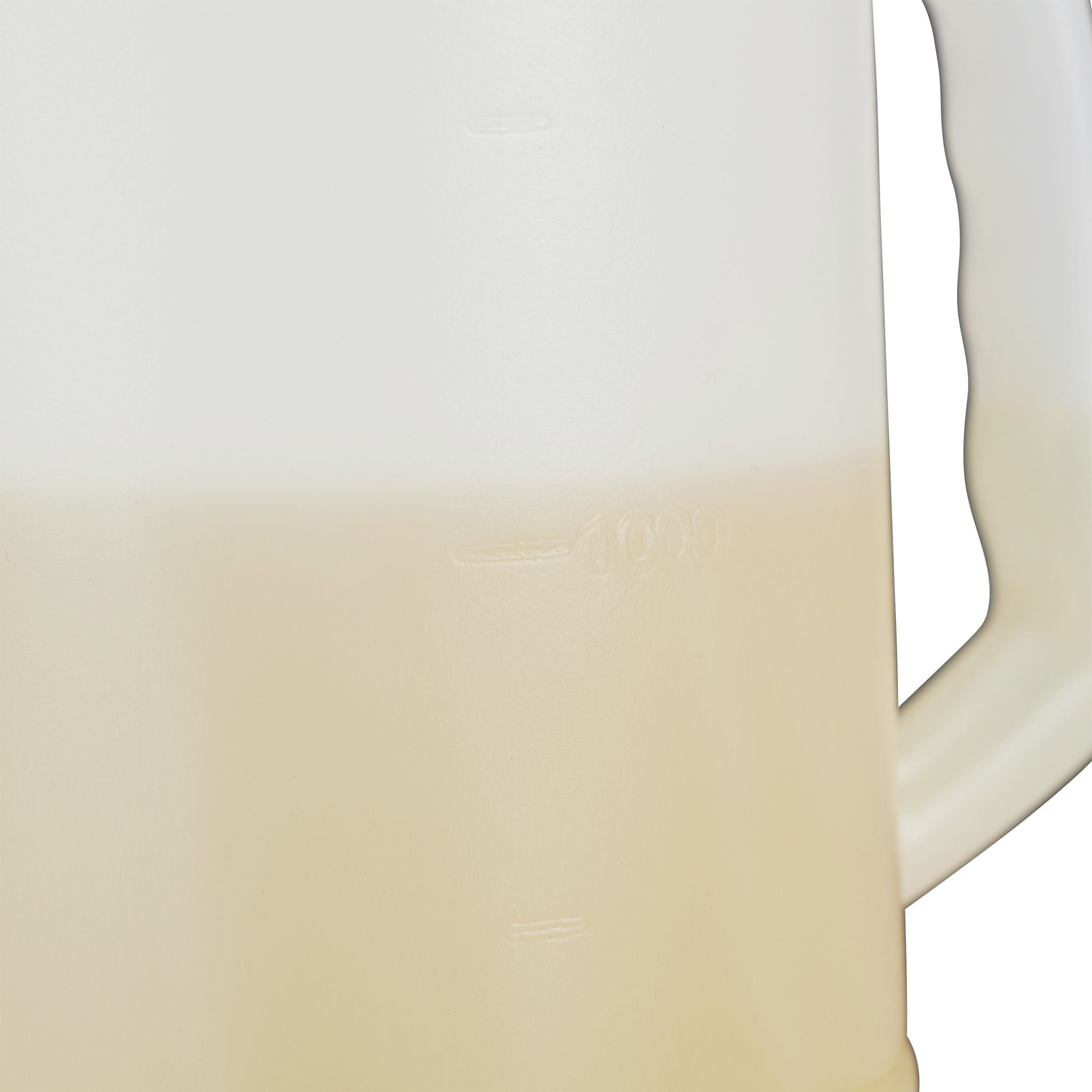 Ölkanne mit Einfüllstutzen Weiss