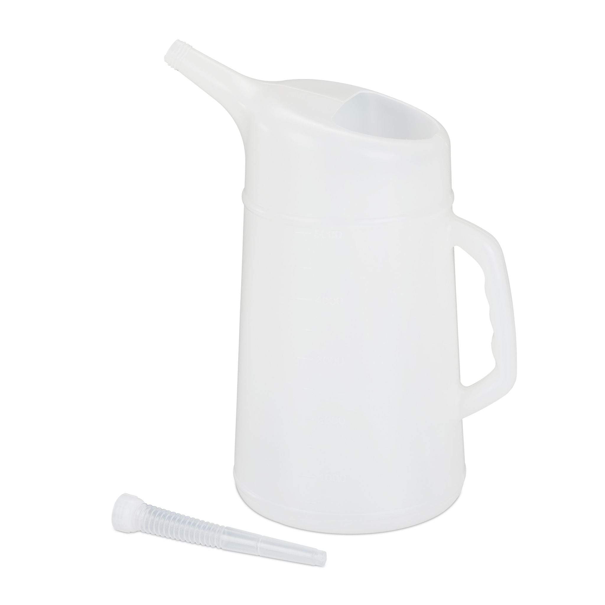 Ölkanne mit Einfüllstutzen Weiss von Relaxdays