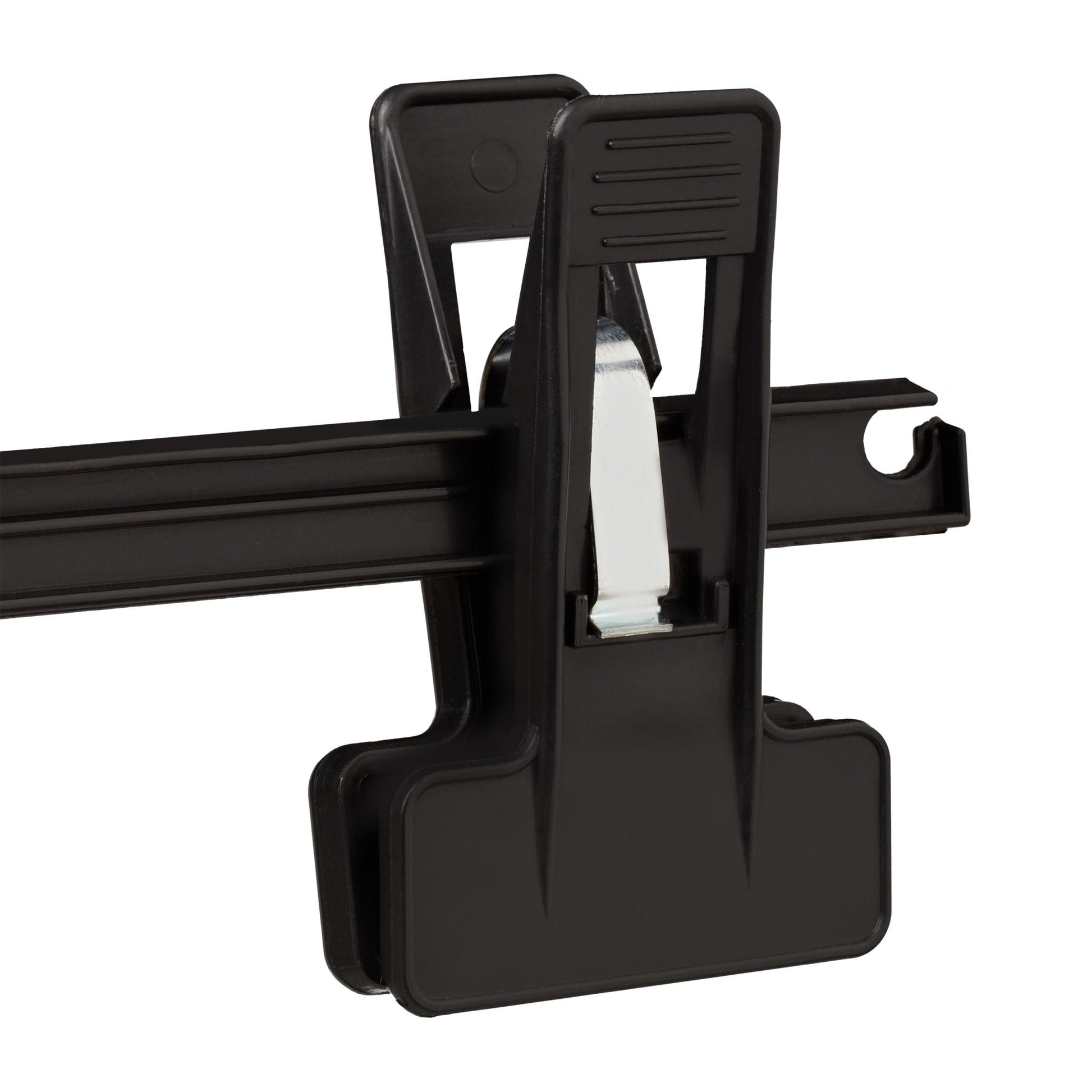 Hosenbügel Kunststoff mit Clips 10er-Set Schwarz-Silber von Relaxdays