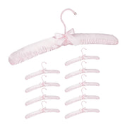 Kleiderbügel Satin 10er-Set Rosa von Relaxdays