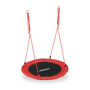 Nestschaukel 90cm Weiss-Rot-Schwarz von Relaxdays