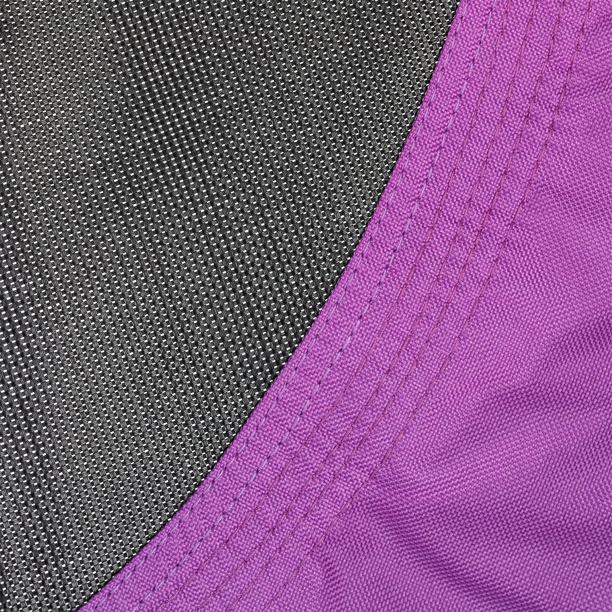 Nestschaukel 90cm Weiss-Lila-Schwarz von Relaxdays
