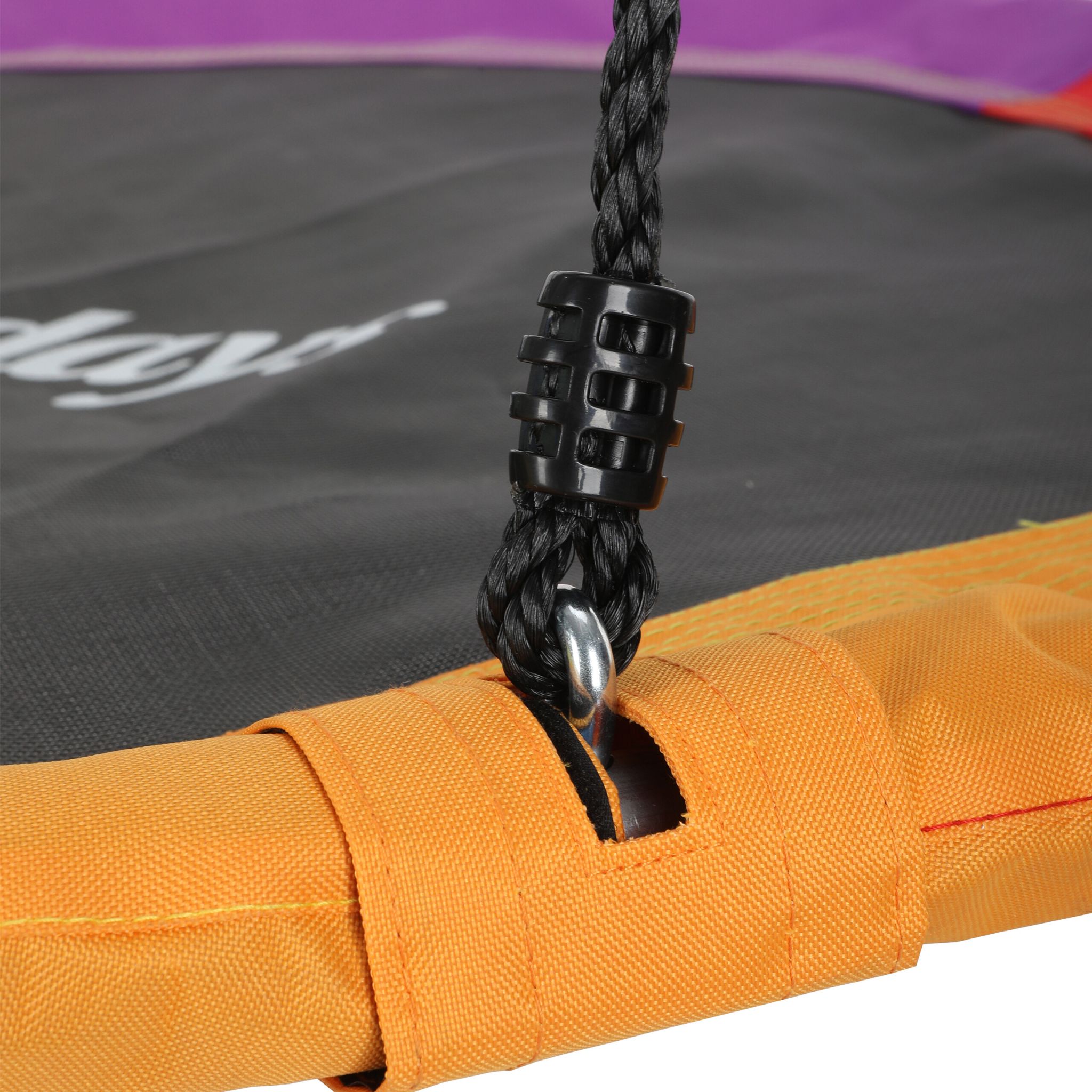 Nestschaukel 110cm Dunkelblau-Rot-Schwarz von Relaxdays