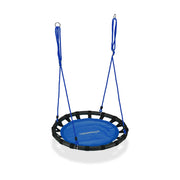 Nestschaukel 80cm Blau-Schwarz von Relaxdays