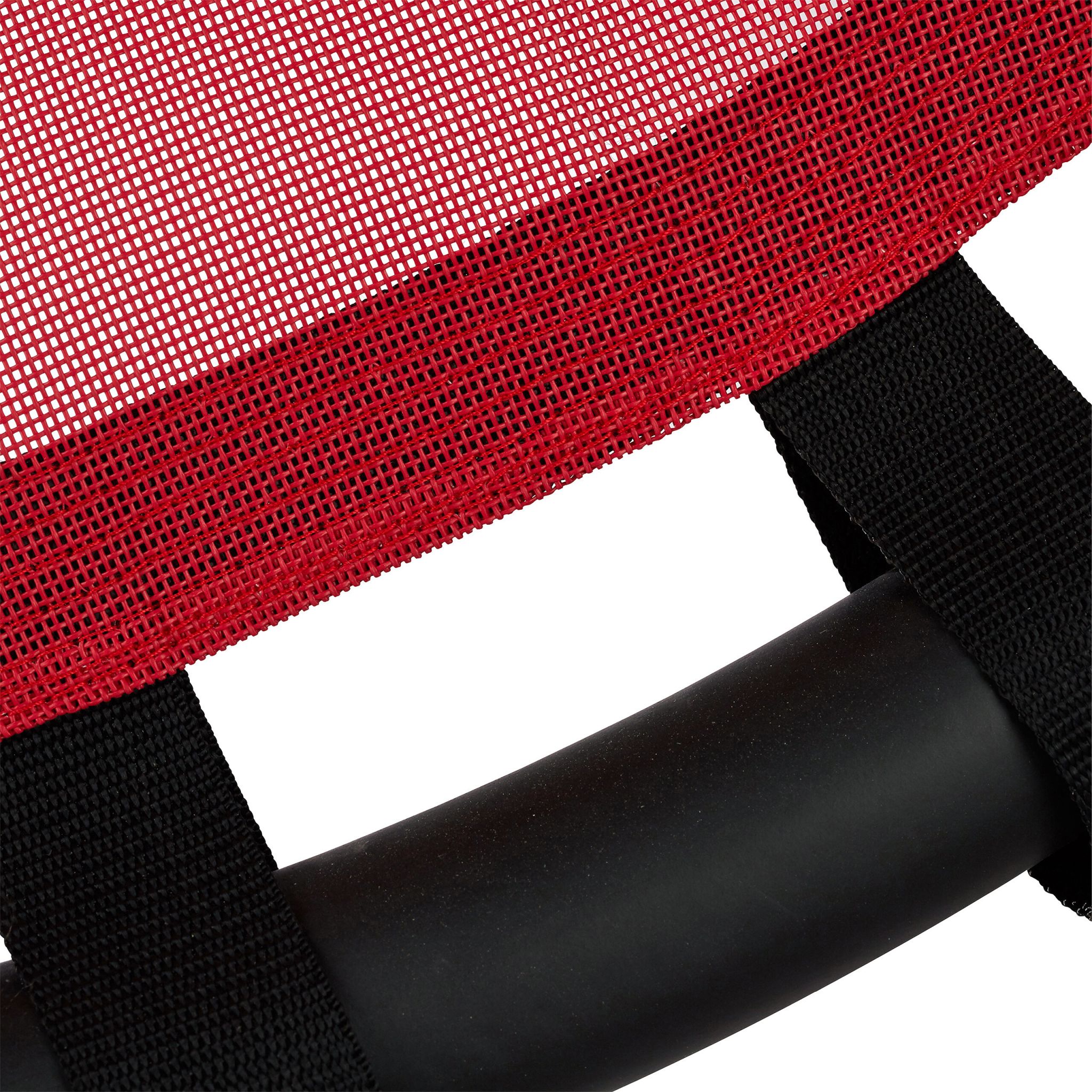 Nestschaukel 80cm Rot-Schwarz von Relaxdays