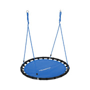 Nestschaukel 120cm Blau-Schwarz von Relaxdays