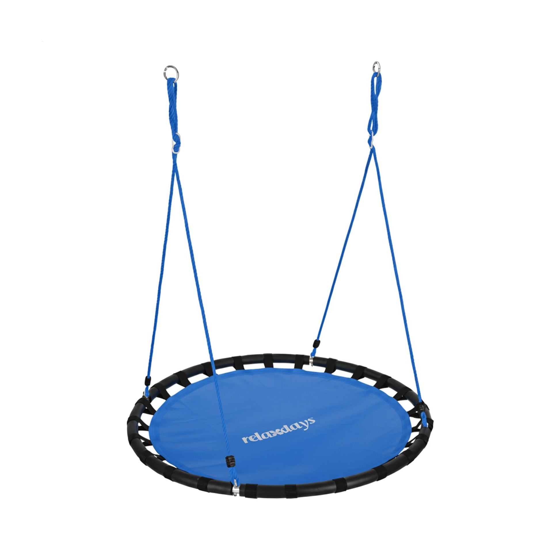 Nestschaukel 120cm Blau-Schwarz von Relaxdays