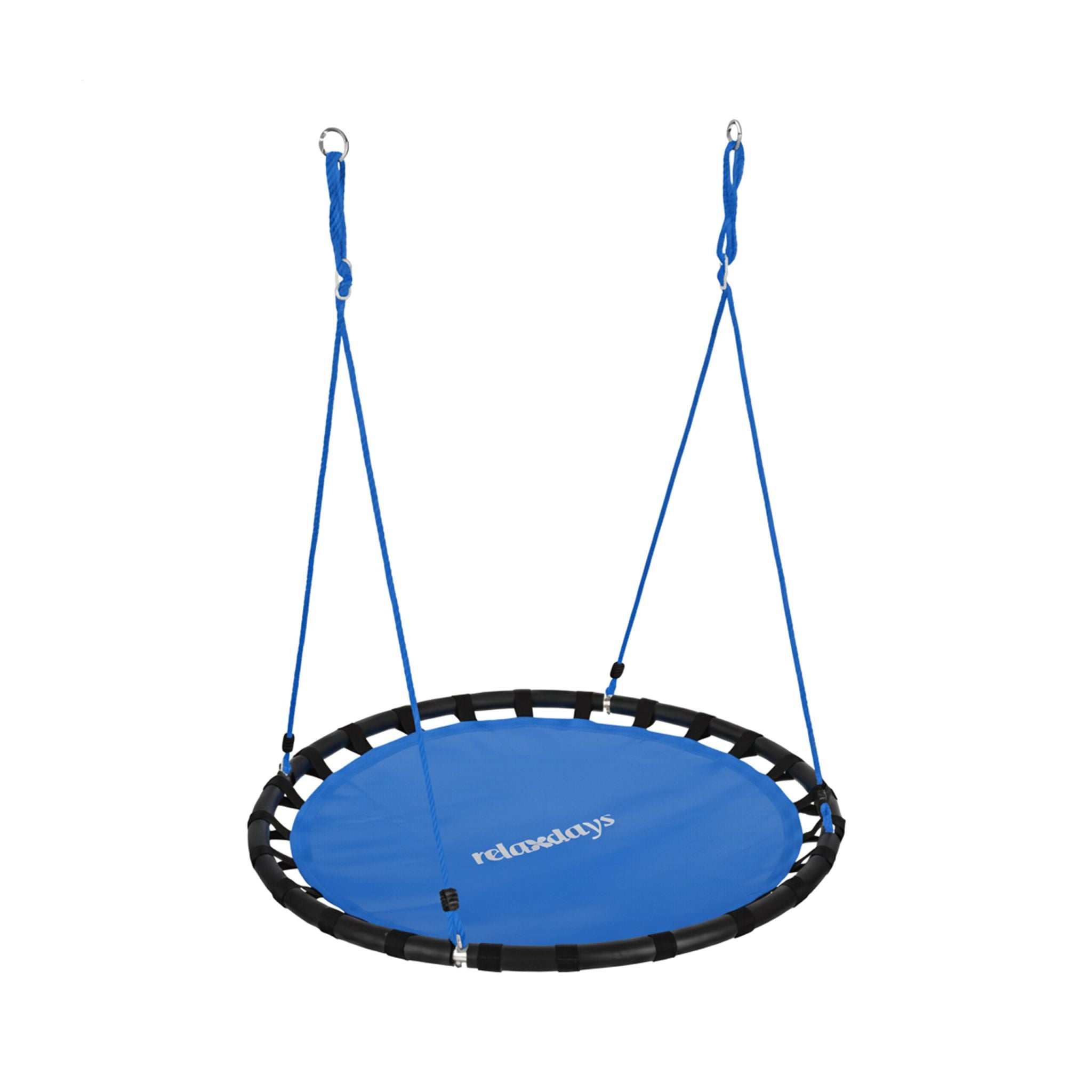 Nestschaukel 120cm Blau-Schwarz von Relaxdays