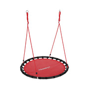 Nestschaukel 120cm Rot-Schwarz von Relaxdays