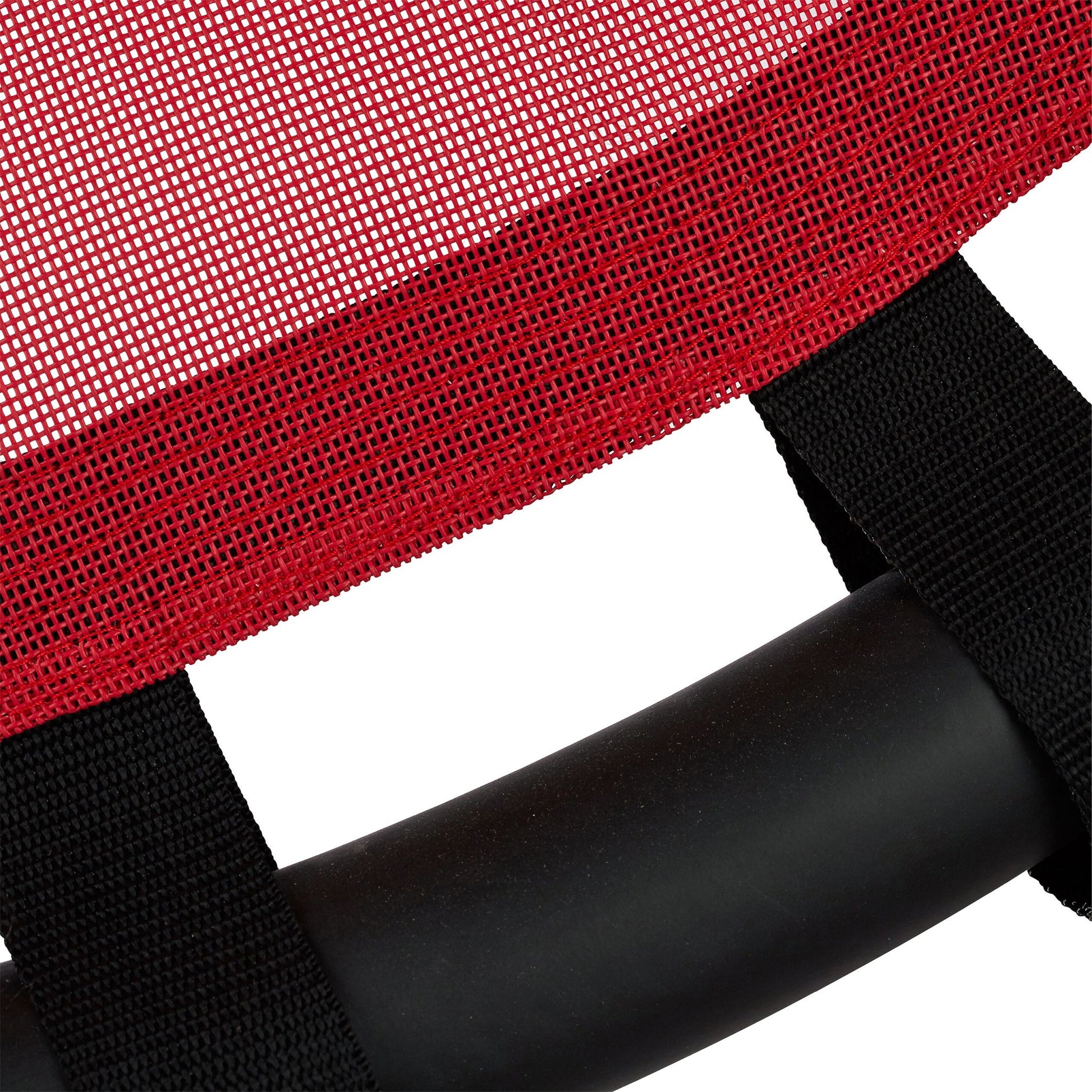Nestschaukel 120cm Rot-Schwarz von Relaxdays