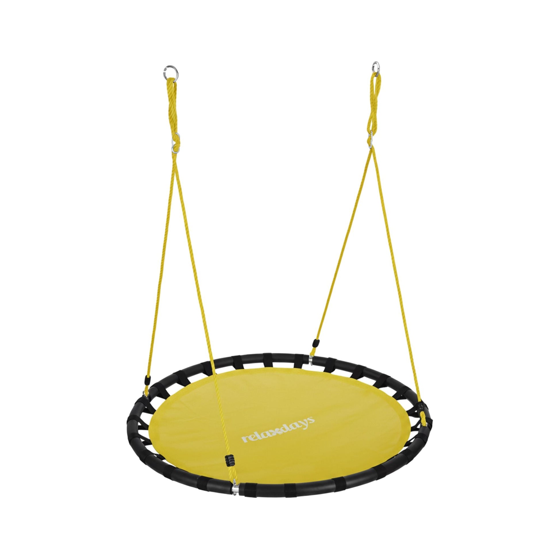 Nestschaukel 120cm Gelb-Schwarz von Relaxdays