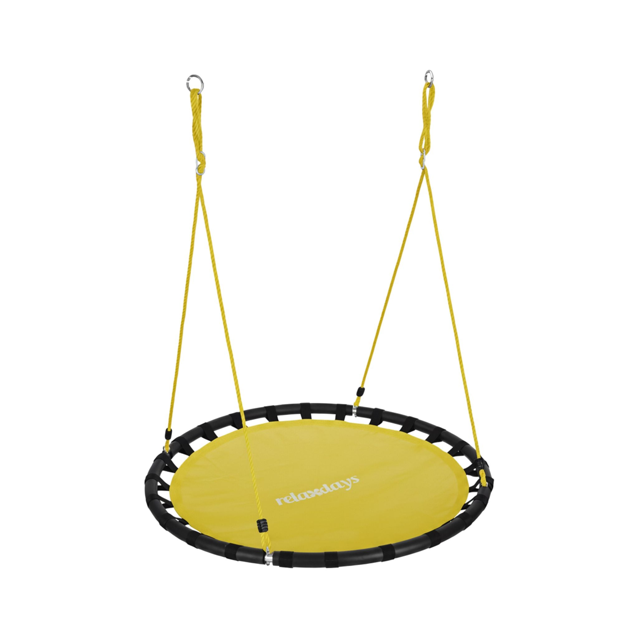 Nestschaukel 120cm Gelb-Schwarz von Relaxdays
