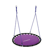 Nestschaukel 120cm Lila-Schwarz von Relaxdays