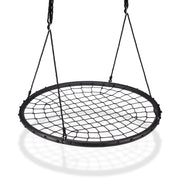 Nestschaukel mit Netz 120cm Schwarz von Relaxdays