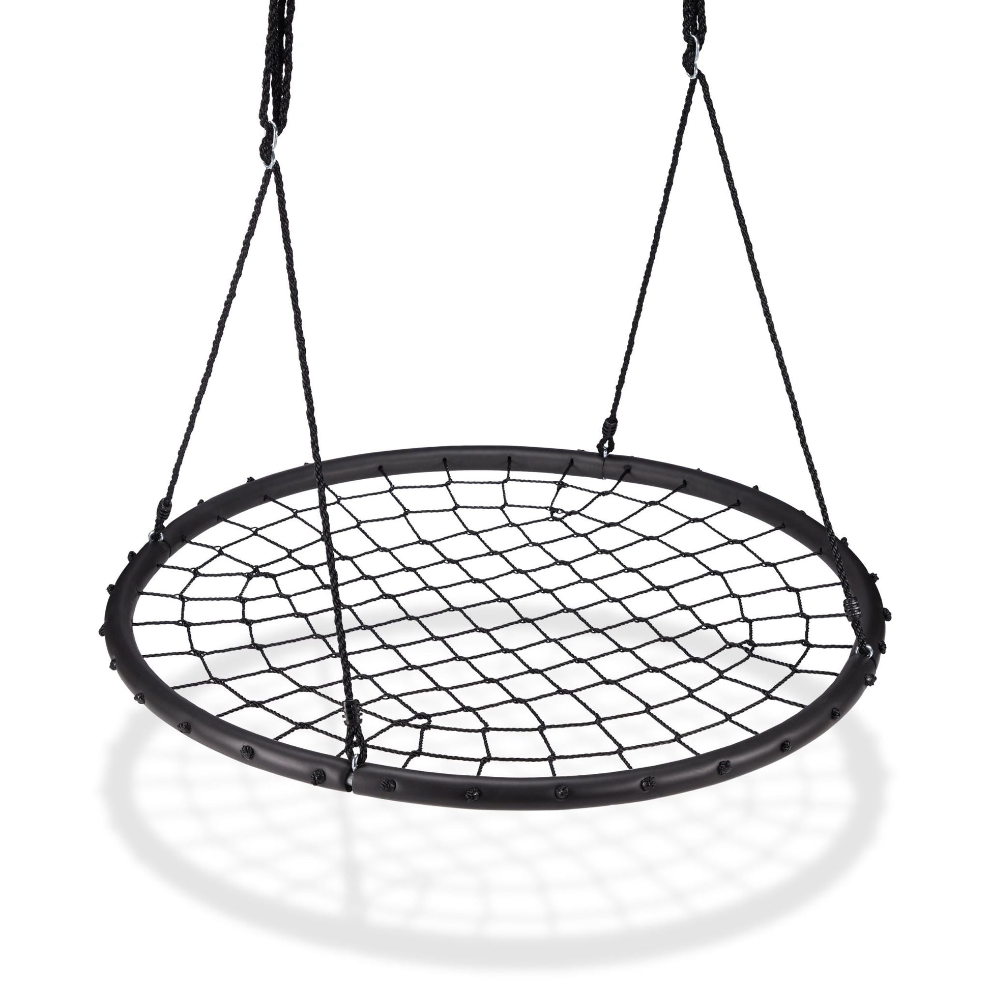 Nestschaukel mit Netz 120cm Schwarz von Relaxdays