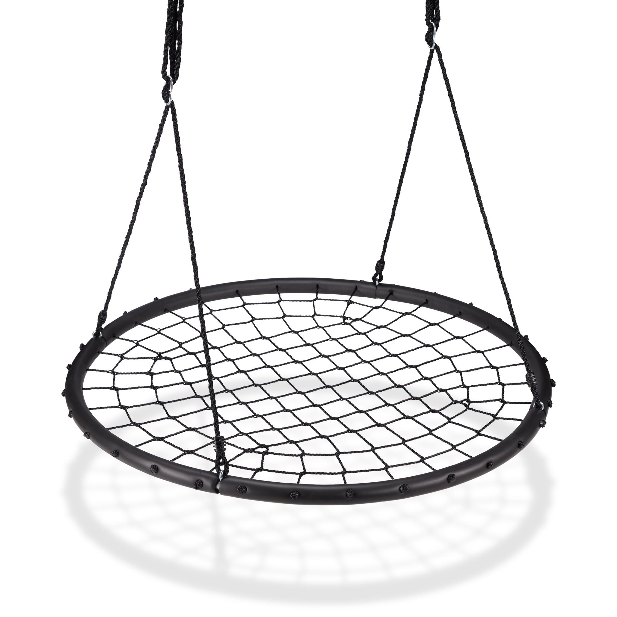 Nestschaukel mit Netz 120cm Schwarz von Relaxdays