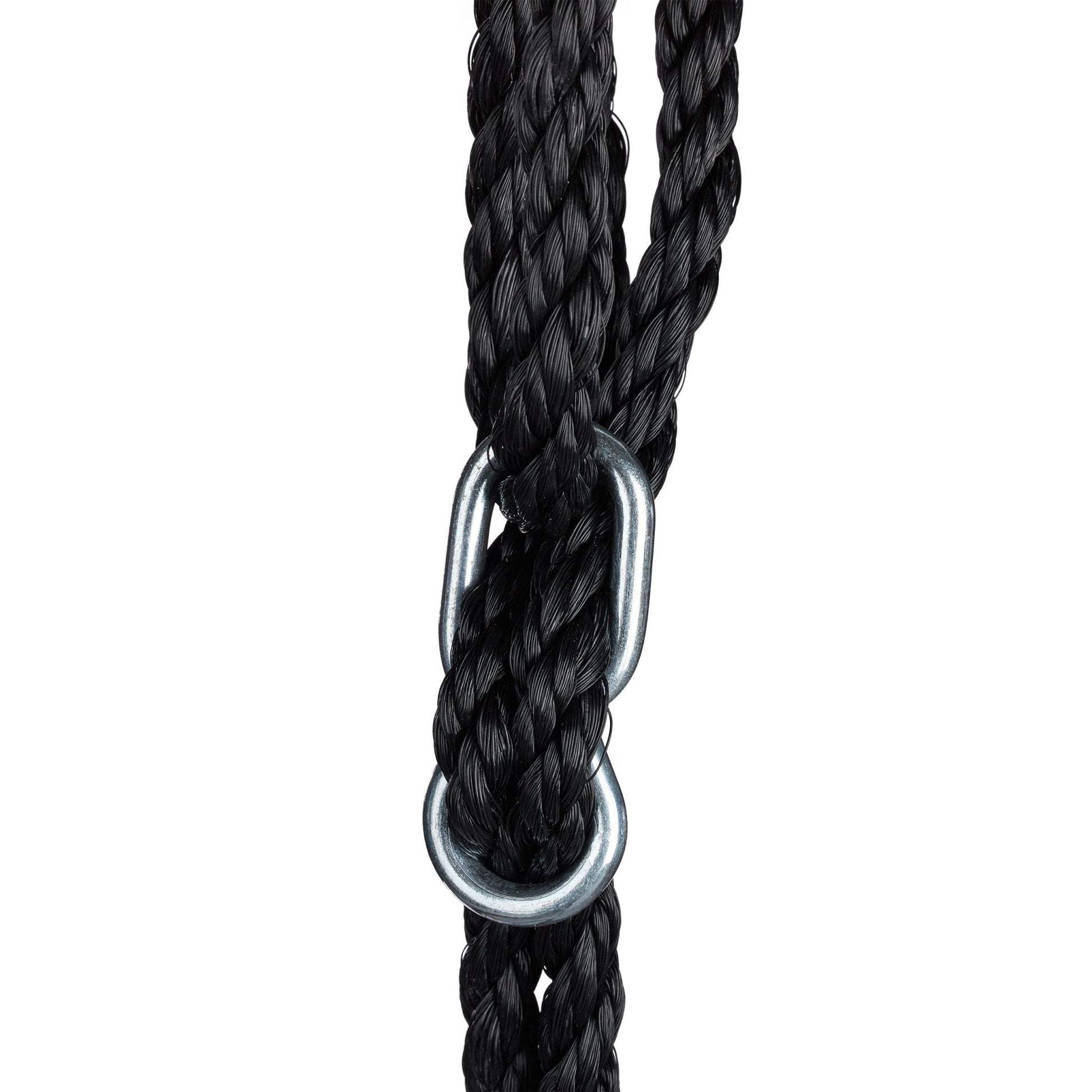Nestschaukel mit Netz 120cm Schwarz von Relaxdays
