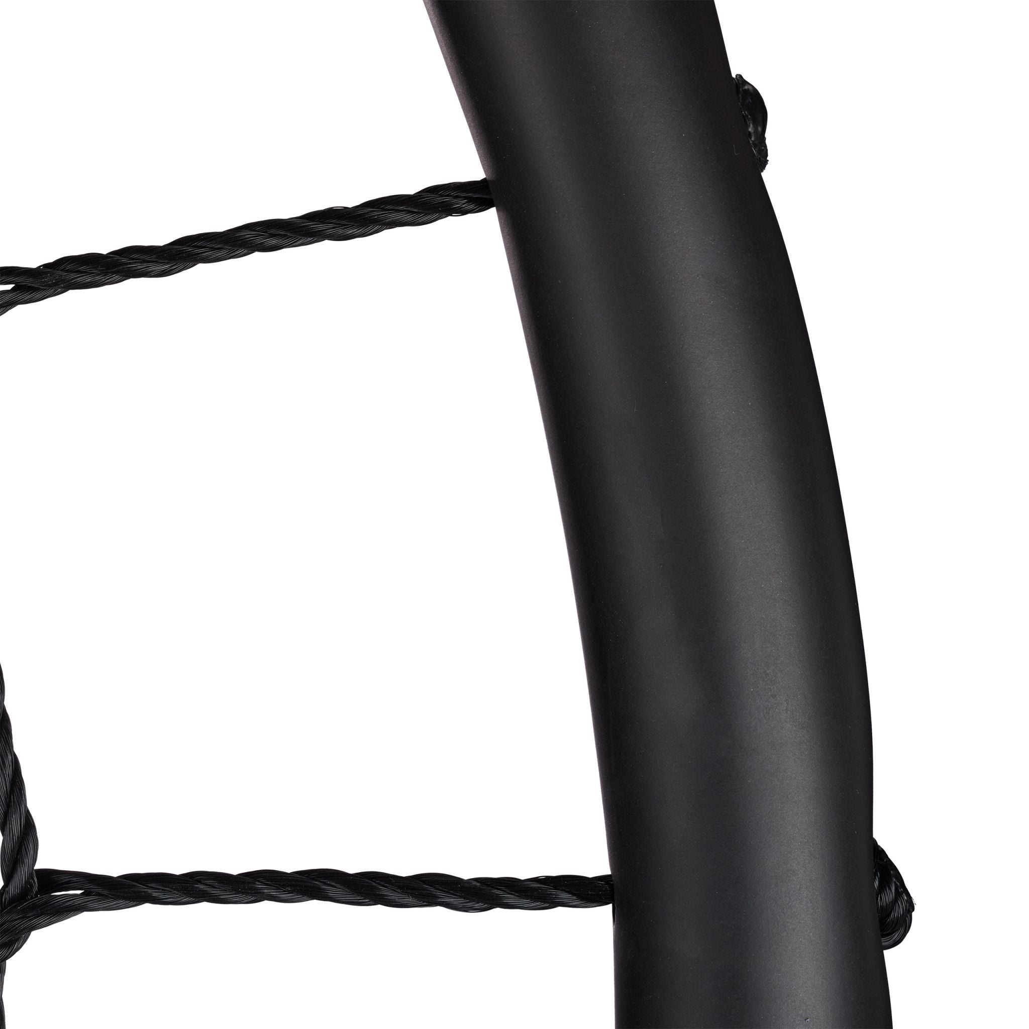 Nestschaukel mit Netz 120cm Schwarz von Relaxdays