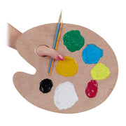 Mischpalette Holz Hellbraun von Relaxdays