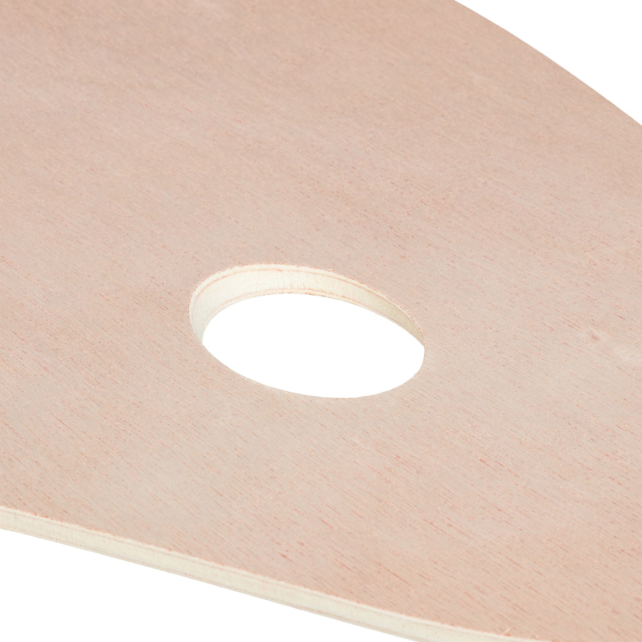 Mischpalette Holz Hellbraun von Relaxdays