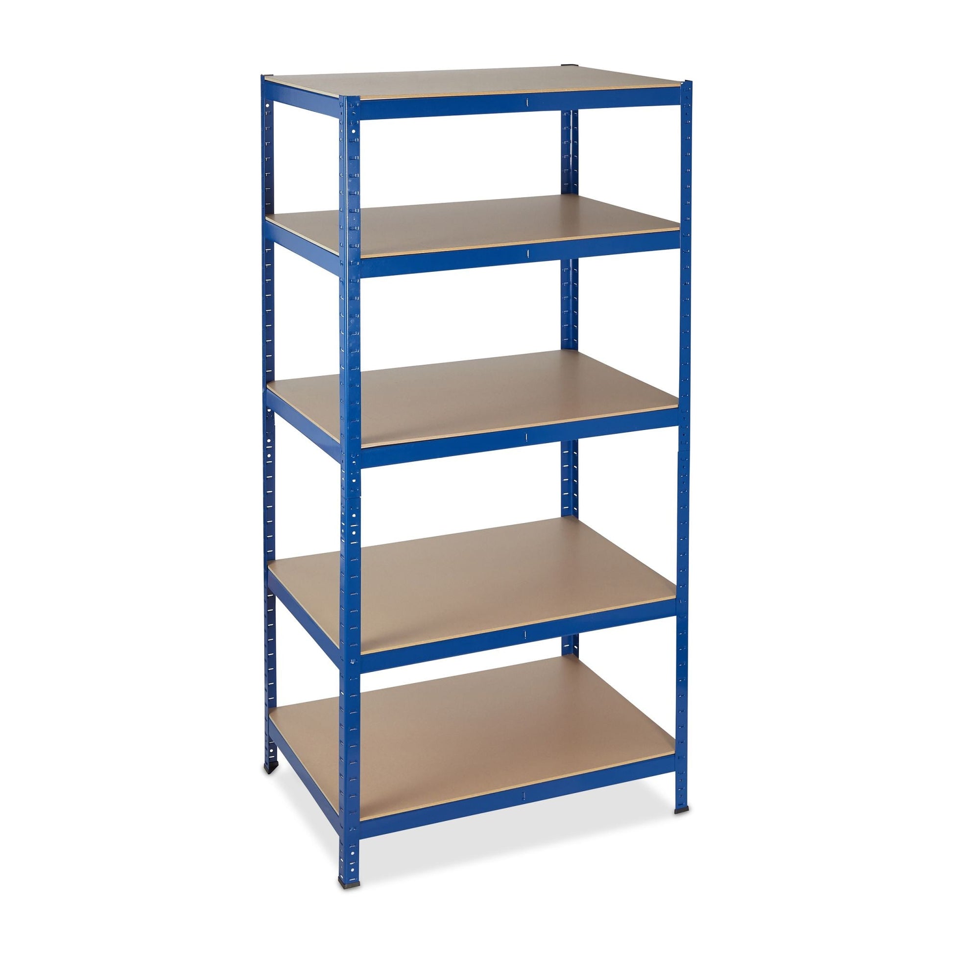 Schwerlastregal 180x90x60 in Blau Blau-Hellbraun von Relaxdays