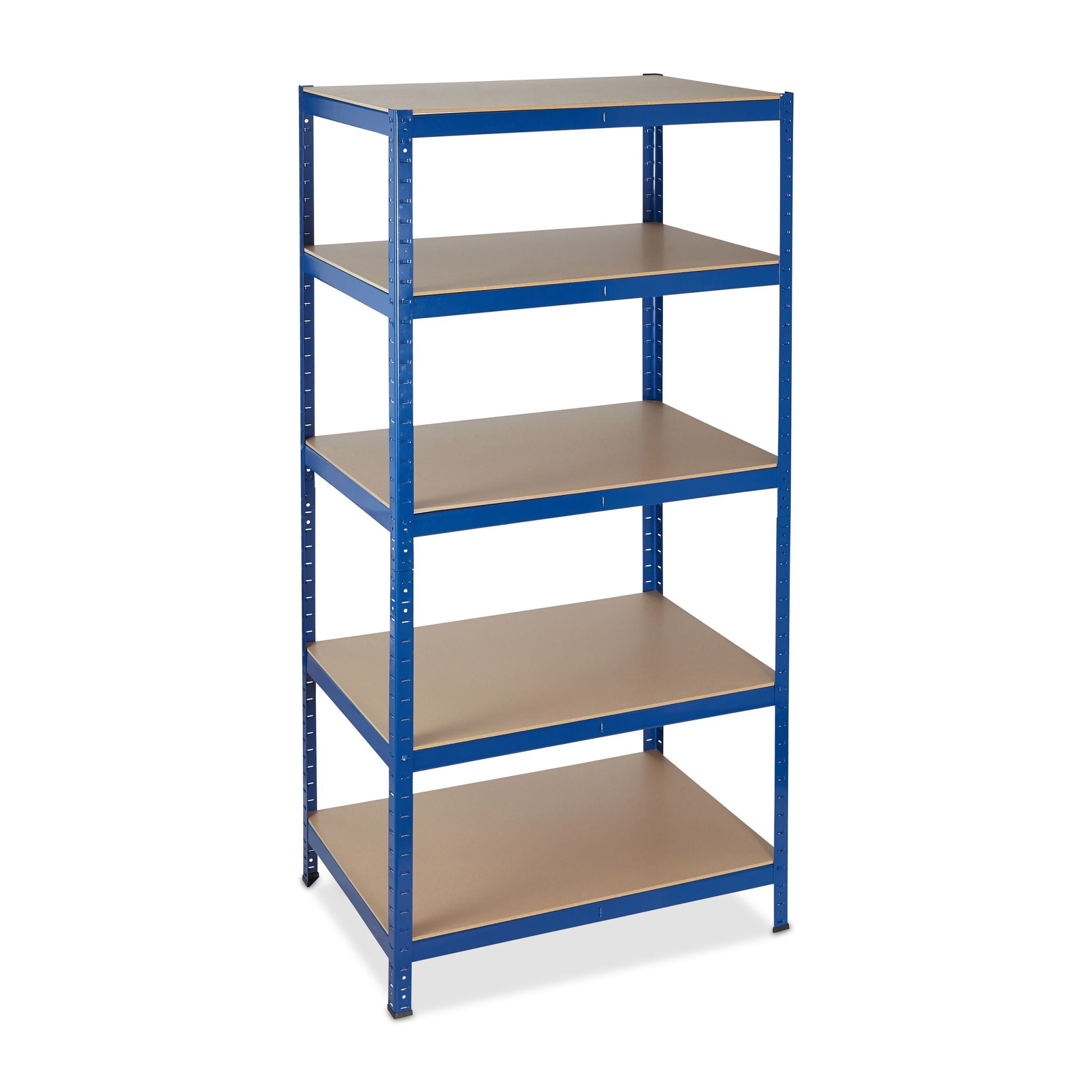 Schwerlastregal 180x90x60 in Blau Blau-Hellbraun von Relaxdays