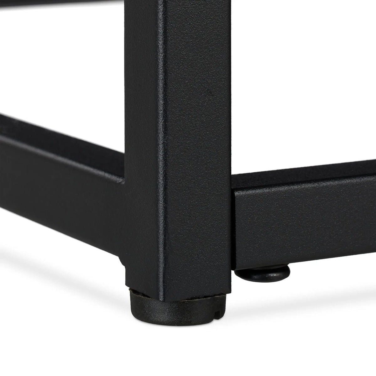 Couchtisch schwarz mit Ablage Schwarz von Relaxdays