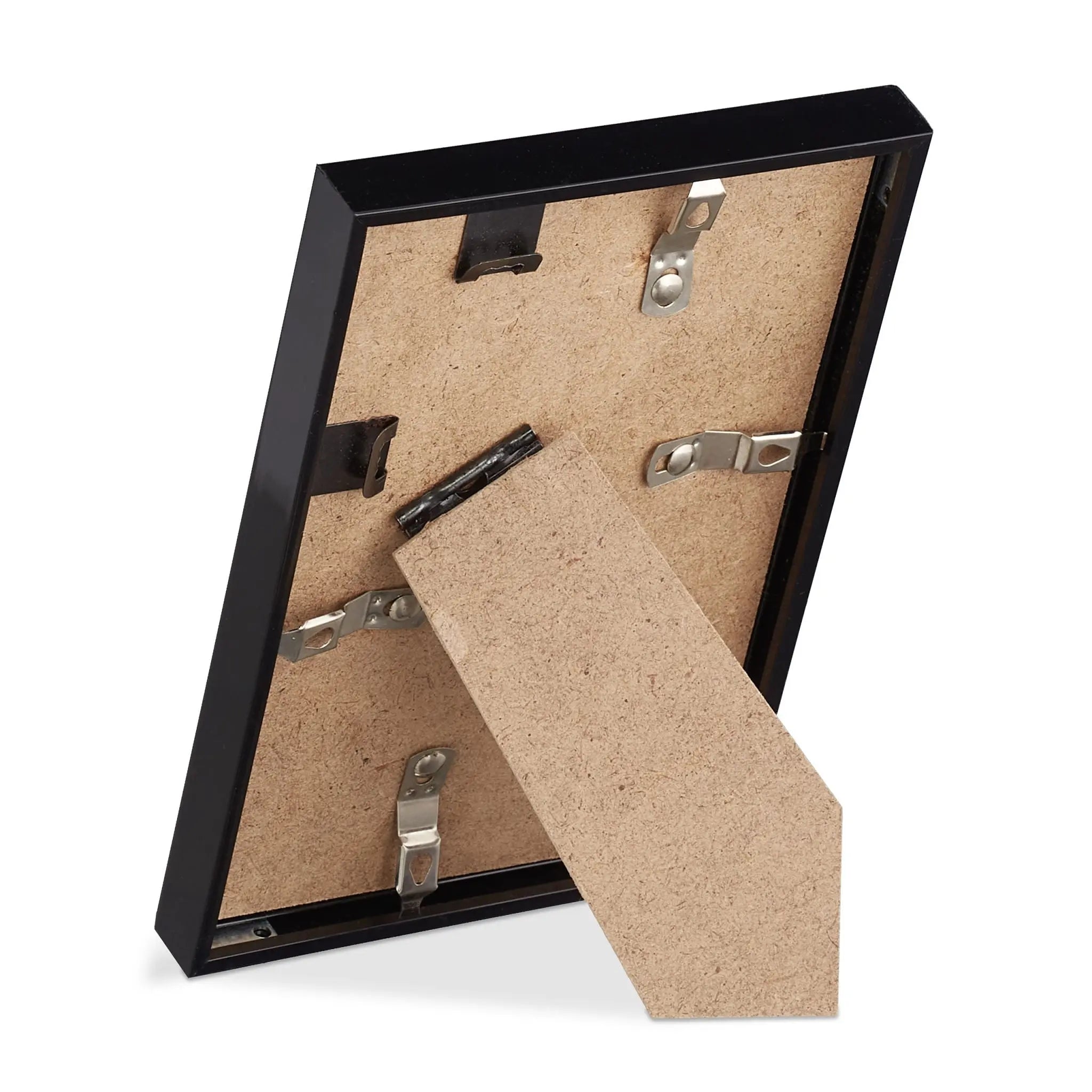 Bilderrahmen 2er-Set 10 x 15 cm Schwarz von Relaxdays