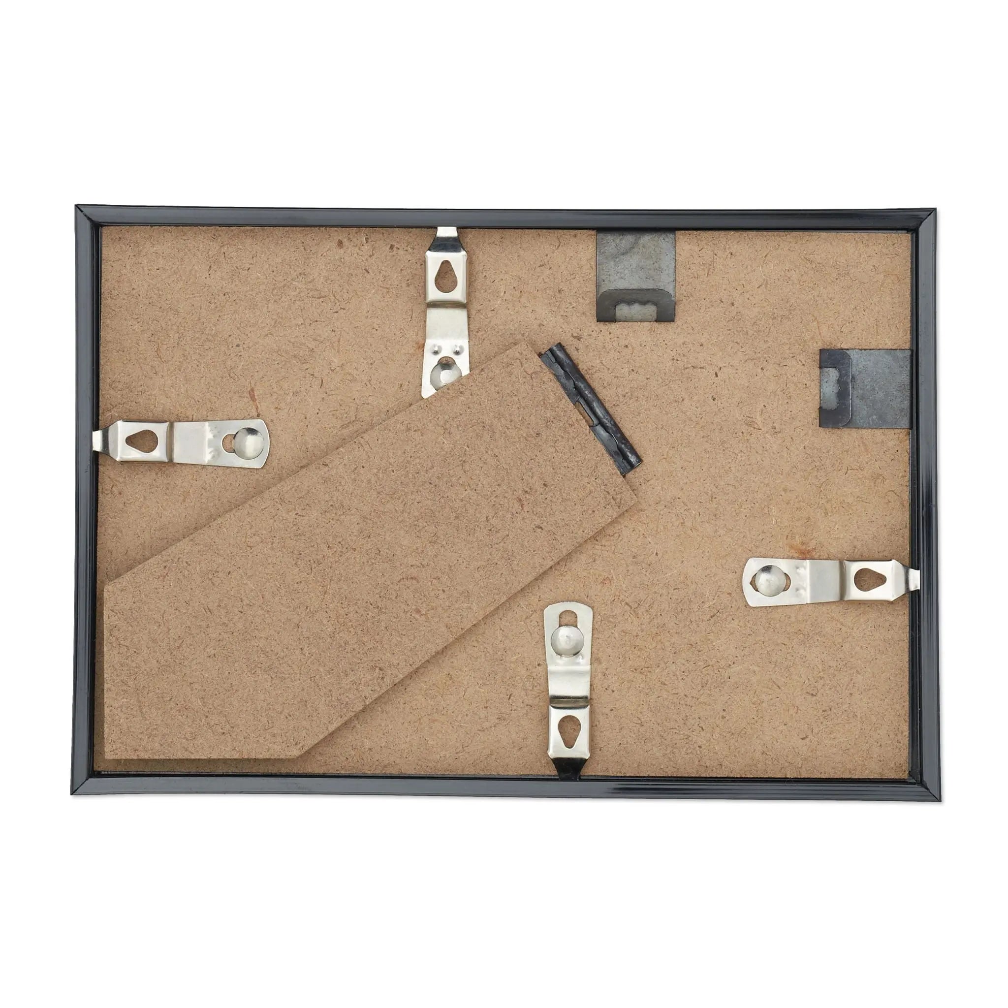 Bilderrahmen 2er-Set 10 x 15 cm Schwarz von Relaxdays
