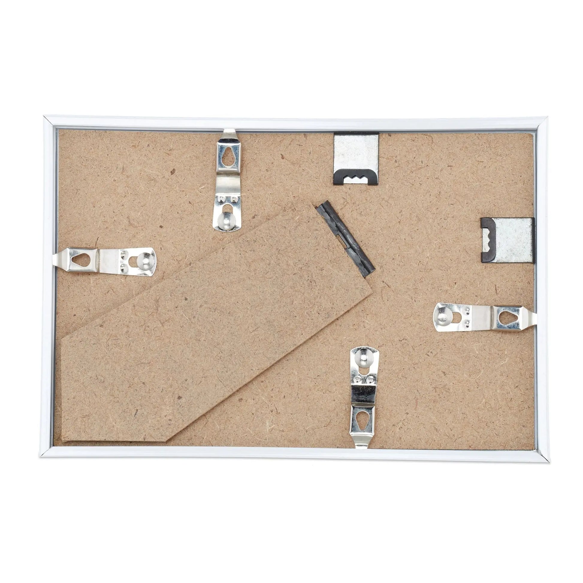 Bilderrahmen 2er-Set 10 x 15 cm Weiss von Relaxdays
