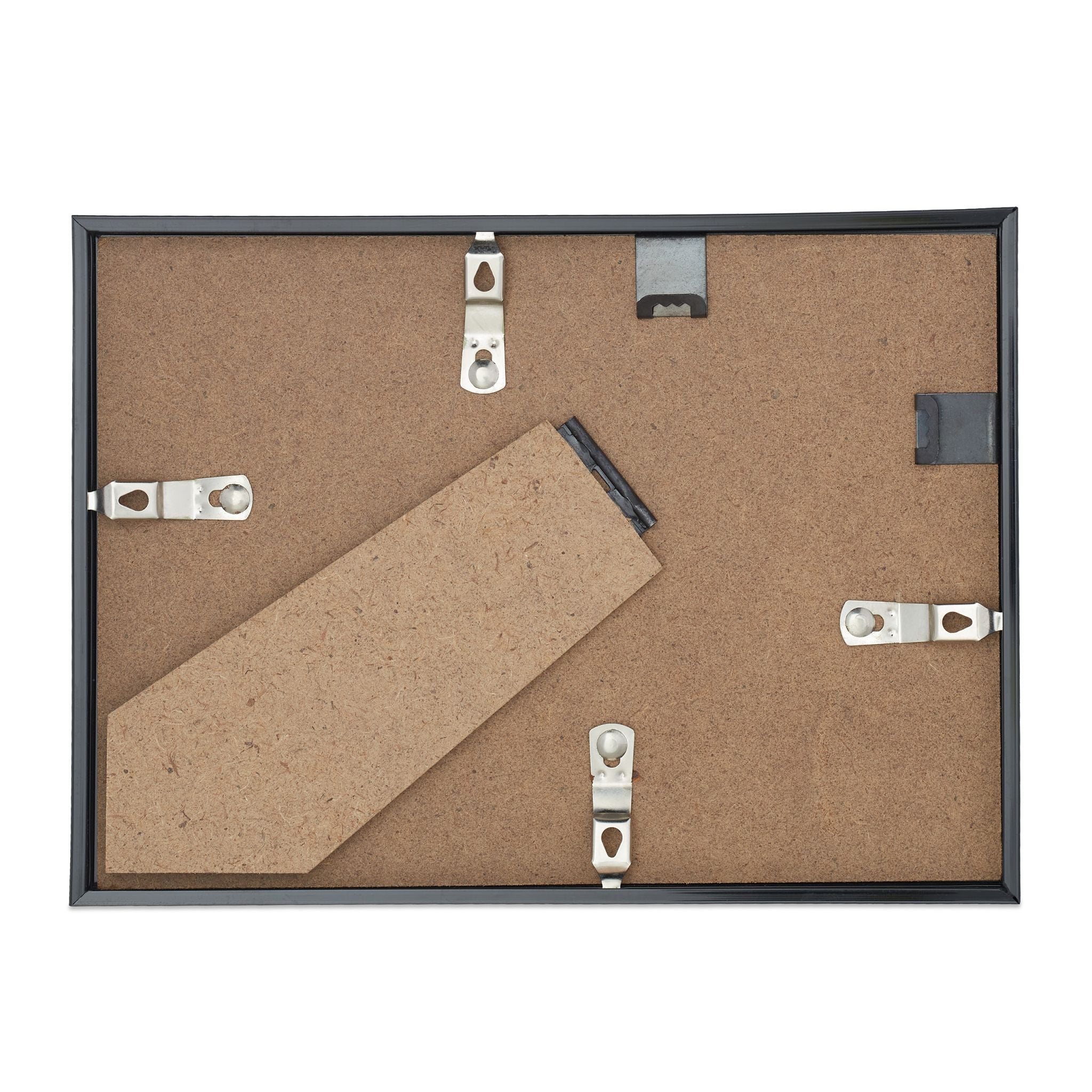 Bilderrahmen 2er-Set 13 x 18 cm Weiss-Schwarz von Relaxdays