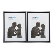 Bilderrahmen 2er-Set 15 x 20 cm Weiss-Schwarz von Relaxdays