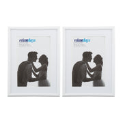 Bilderrahmen 2er-Set 15 x 20 cm Weiss von Relaxdays