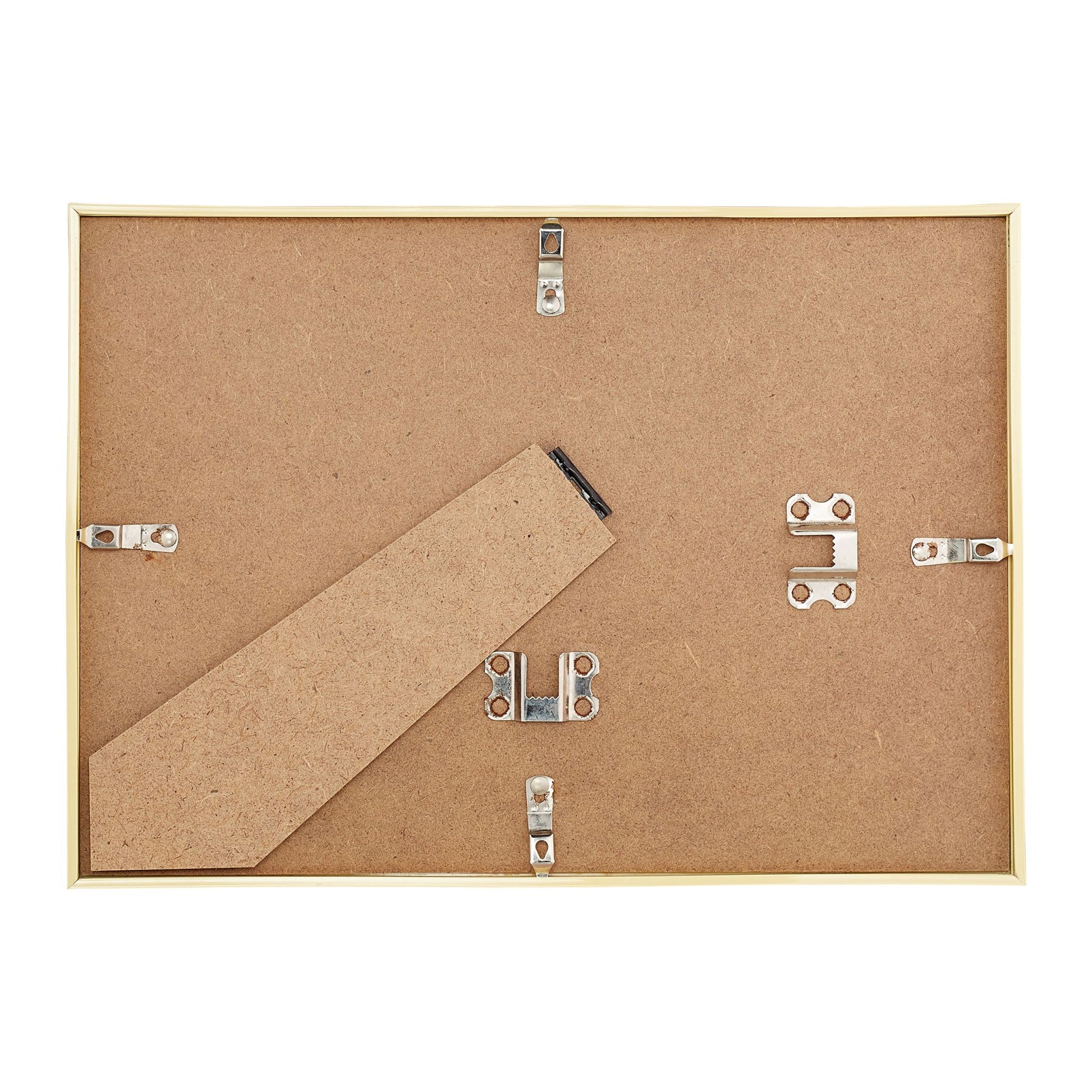 Bilderrahmen 2er-Set 20x30 cm Weiss-Gold von Relaxdays