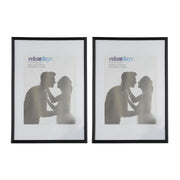 Bilderrahmen 2er-Set 20x30 cm Weiss-Schwarz von Relaxdays