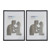 Bilderrahmen 2er-Set A4 Schwarz von Relaxdays