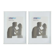 Bilderrahmen 2er-Set A4 Weiss von Relaxdays