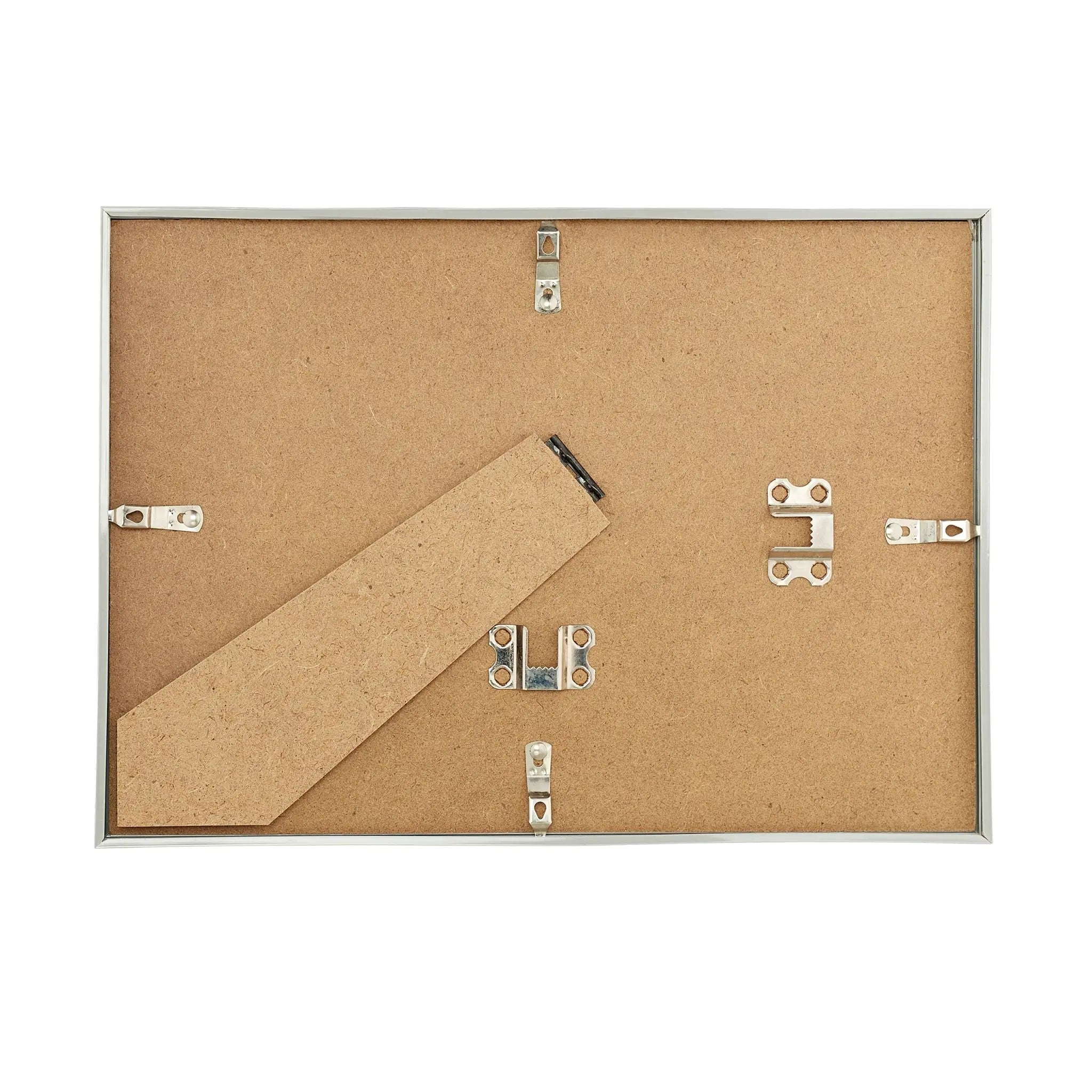 Bilderrahmen 2er-Set A4 Silber von Relaxdays