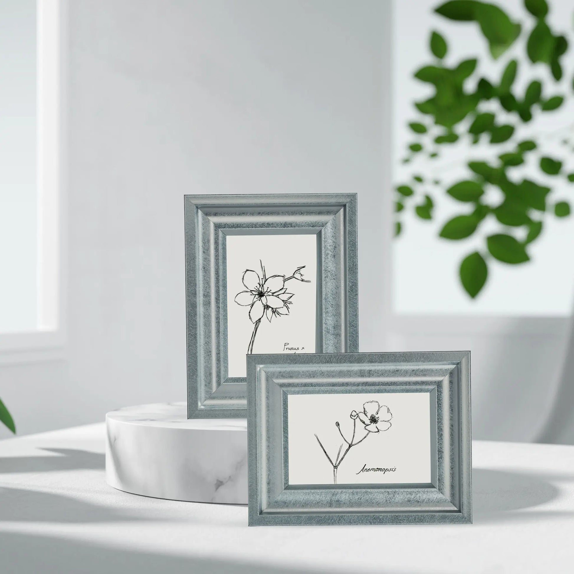 Bilderrahmen 13x18 cm 2er-Set Silber von Relaxdays