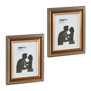 Bilderrahmen 15x20 cm 2er-Set Gold von Relaxdays