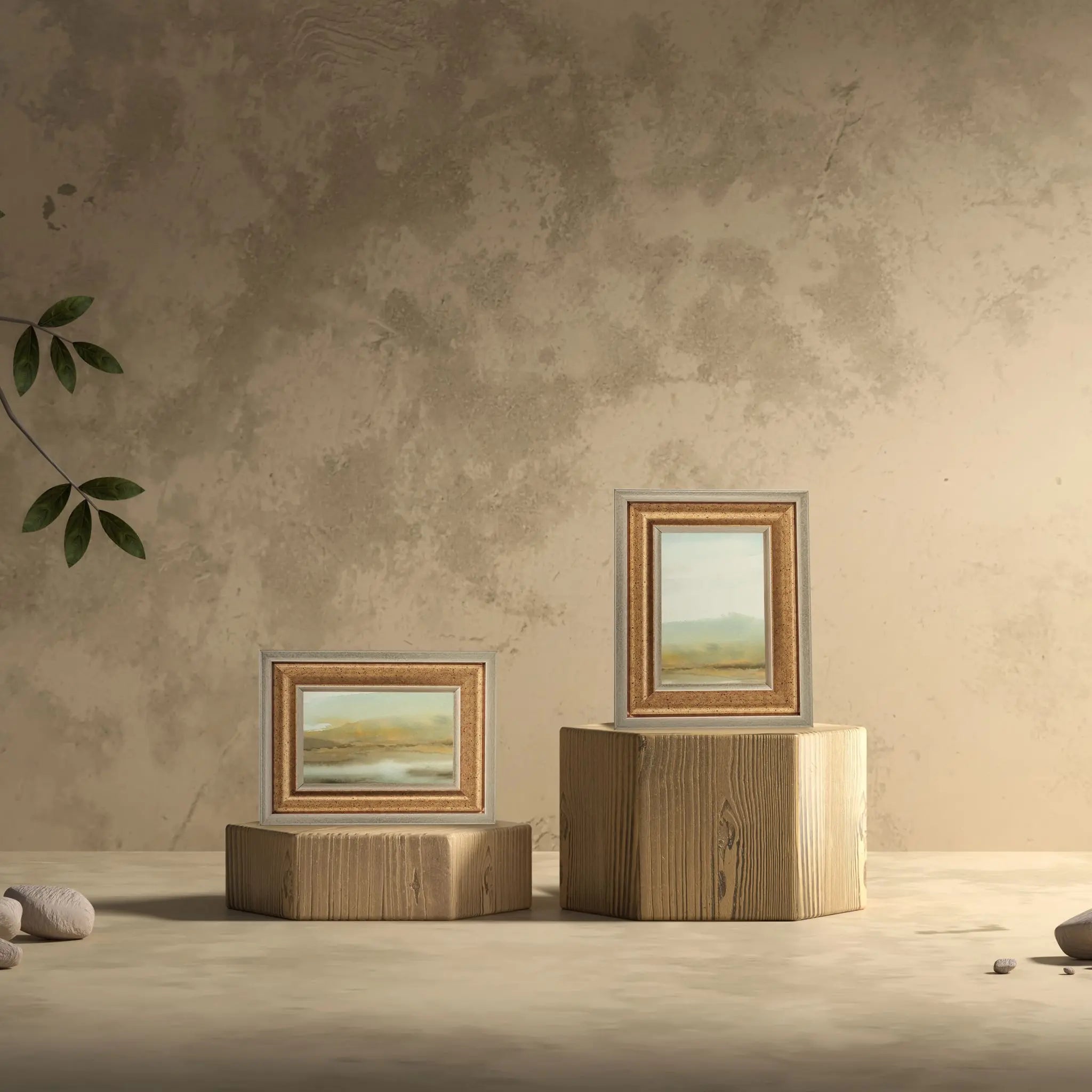 Bilderrahmen 15x20 cm 2er-Set Gold von Relaxdays