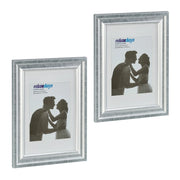 Bilderrahmen 20x30 cm 2er-Set Silber von Relaxdays
