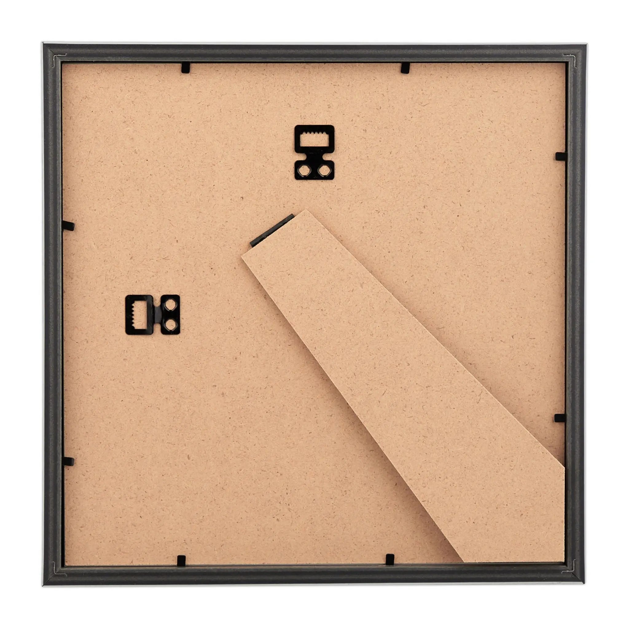 Bilderrahmen 25x25 cm 2er-Set Schwarz von Relaxdays