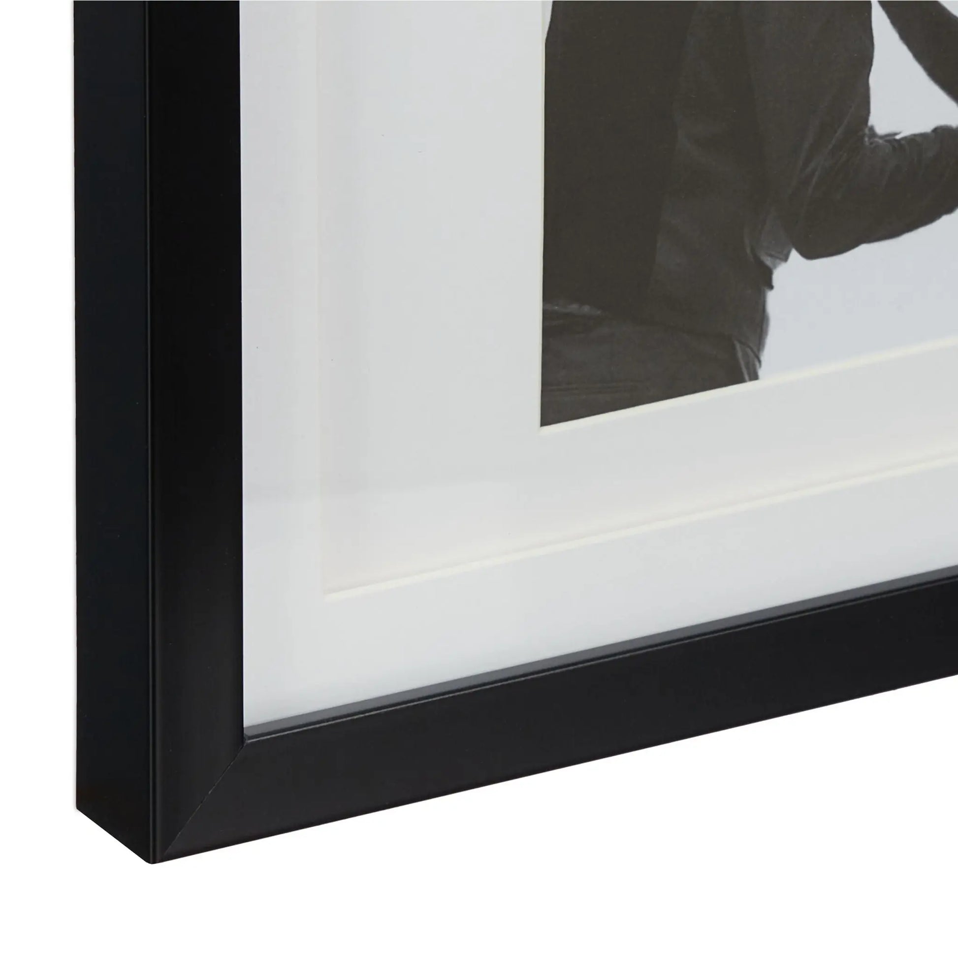 Bilderrahmen 25x25 cm 2er-Set Schwarz von Relaxdays