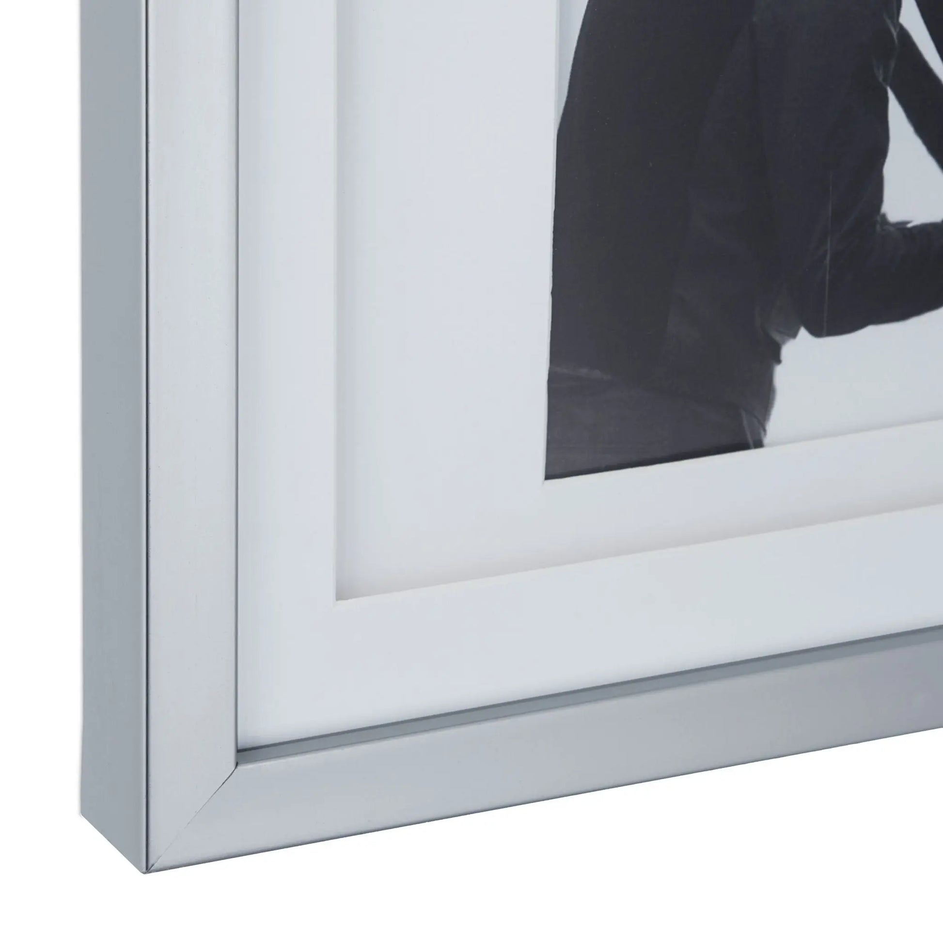 Bilderrahmen 25x25 cm 2er-Set Silber von Relaxdays