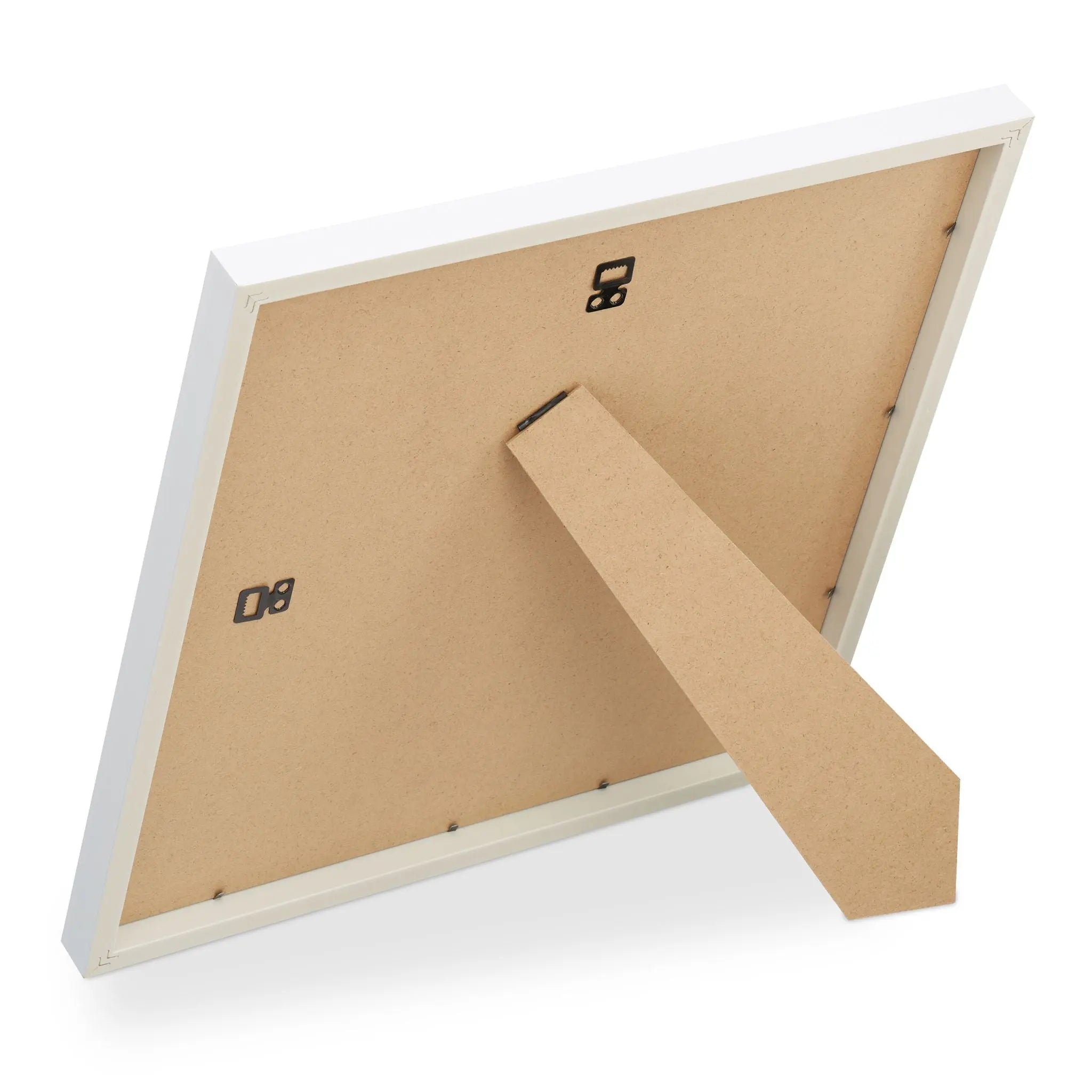 Bilderrahmen 38,5 x 38,5 cm 2er-Set Weiss von Relaxdays