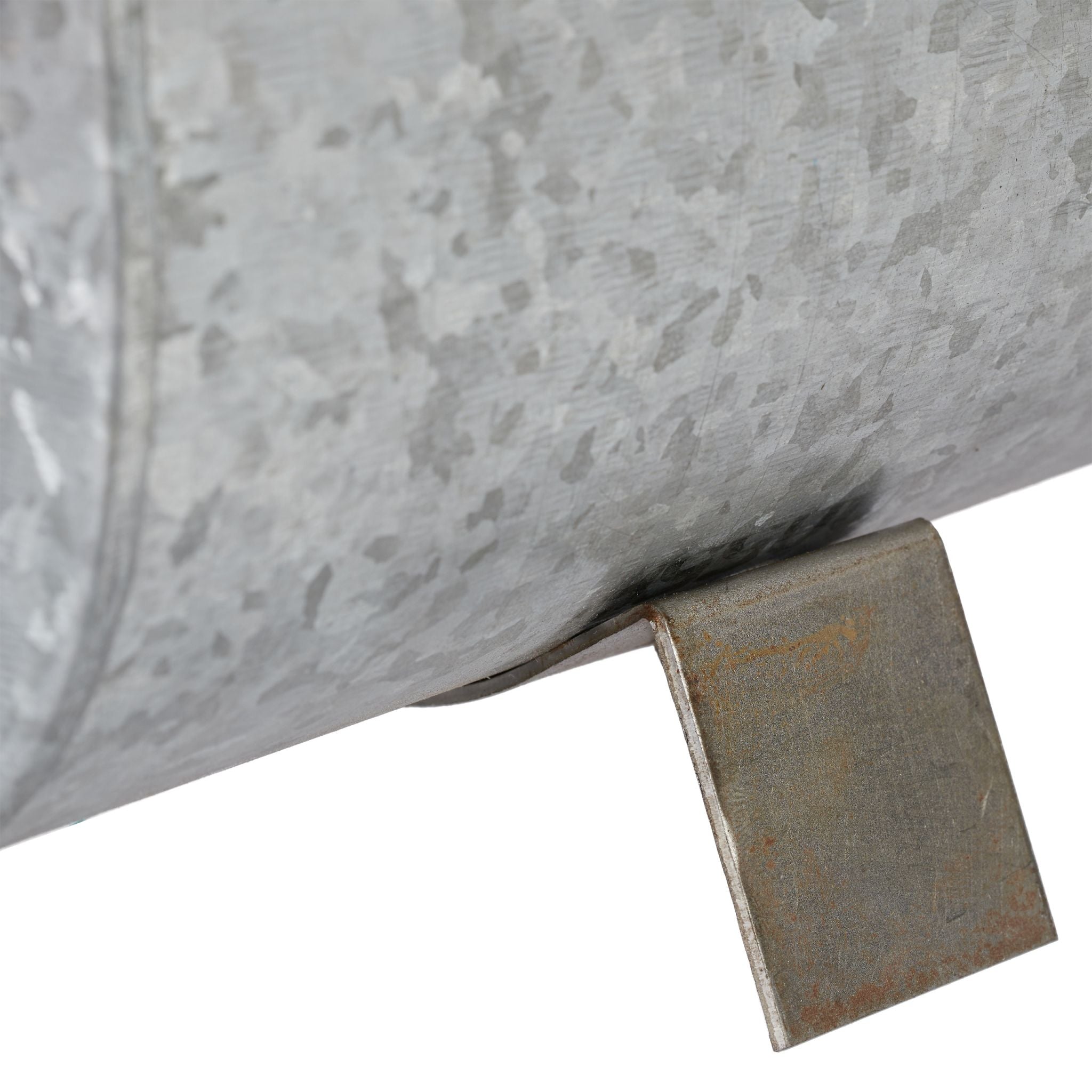 Blumenkasten Dachrinne 2er-Set Silber von Relaxdays