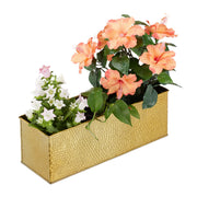 Blumenkasten für innen Gold von Relaxdays