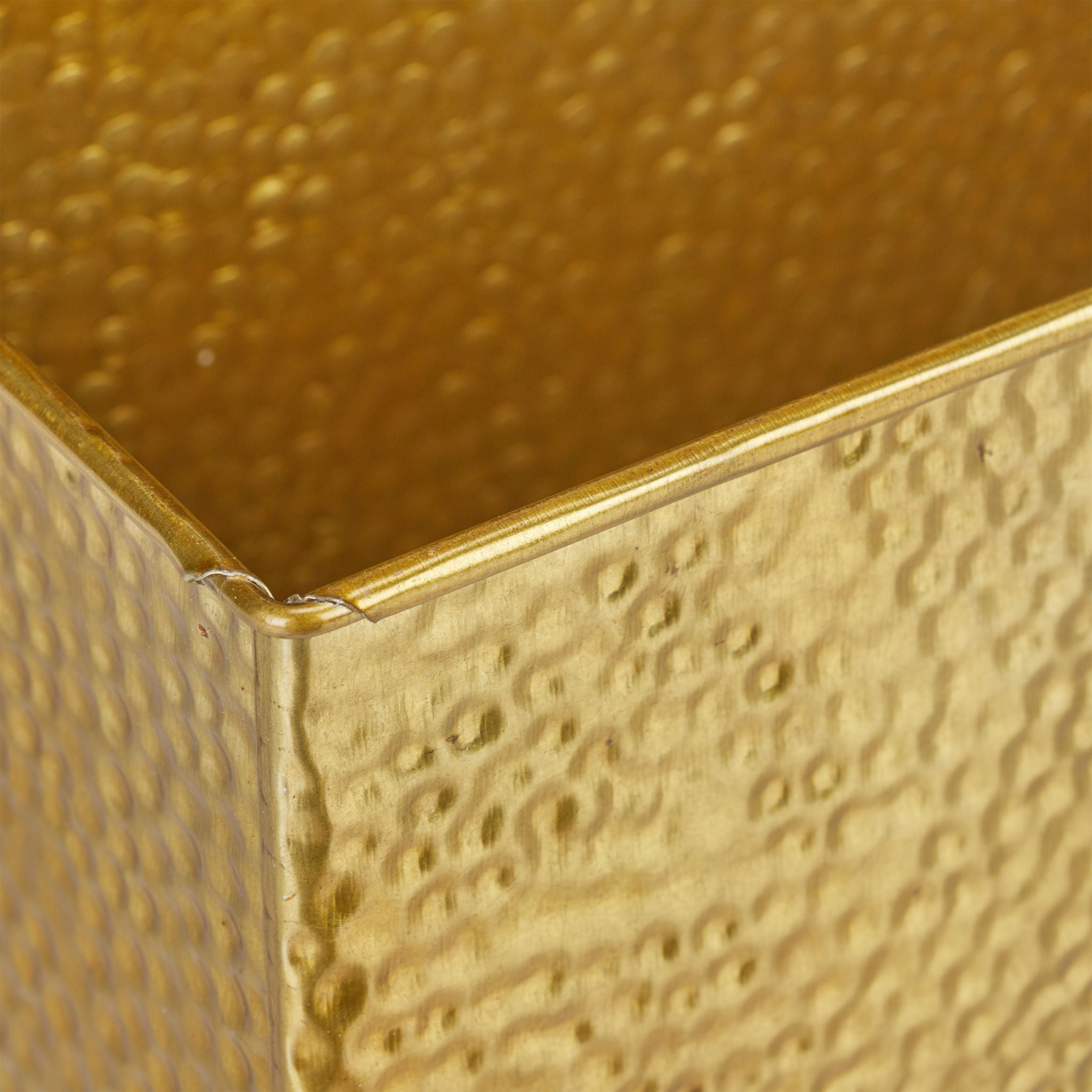 Blumenkasten für innen Gold von Relaxdays