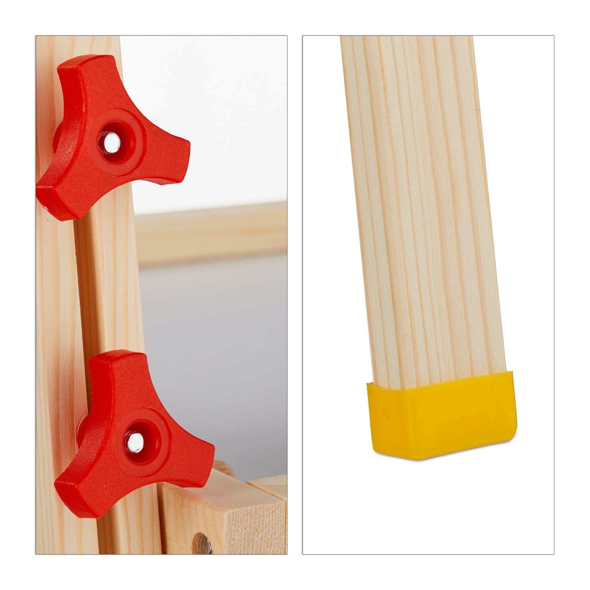 Standtafel für Kinder höhenverstellbar Weiss-Dunkelgrün-Hellbraun von guteszeug.ch